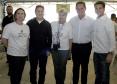 Clecy Amadori (SEAE), Jacson Carvalho Leite, Elci Dulce Sfredo (Regional Bairro Novo), Rene Pereira da Costa, secretário de Relações com a Comunidade e  Marcello Richa, secretário Municipal de Esporte e  Juventude   