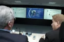 Apresentação do trabalho integrado do governo do estado entre as secretárias, prefeituras e empresas afins. Sala de referência estratégica trabalho de integração de TI da CELEPAR