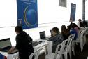 Na estande da Celepar as pessoas tiveram acesso gratuito à internet e às redes sociais