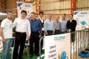 Edson Luiz Arantes, chefe do NR da Agricultura, Vanderlei José de Campos Júnior; chefe do NR da Saúde, Miroslau Bailak; secretária municipal de Assistência Social, Inês de Paula; prefeito Edgar Bueno, Jacson Carvalho Leite, Sérgio Terres e Wilson Quinteiro