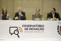Secretaria Fernanda Richa, participa do lançamento da Escola de Gestão do Paraná e do Observatório de Inovação em Gestão Pública no Paraná. Fotos: Rogério Machado / SECS