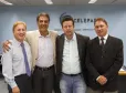 Jacson Carvalho Leite, José Richa Filho, Darlan Scalco e Nelson Garcia