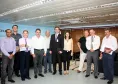 Da esquerda para direita: Luiz Carlos Nunes, Edgar Leandro Machoski, Jacson Leite, Cesar Silvestri, Gilmar Tesseroli, Wellington Otávio Dalmaz, Adriane Nunes Ferreira, Elcio Jorge Marcowcz, Danilo Scalet e Gilson Teixeira