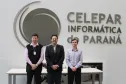 Equipe responsável pelo desenvolvimento do Procon-PR em Números: Fernando Parissenti, Henrique Miorelli e Valter Schastai