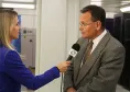 O diretor de tecnologia da informação, Danilo Scalet conversa com a imprensa sobre a operação do moving