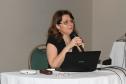 Cristina Filipak, gerente de Inovação Corporativa (GIC), apresenta os resultados do grupo de trabalho de Engenharia de Software, coordenado pela Celepar
