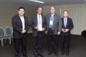 Presidente da Processamento de Dados da Amazônia (Prodam), Márcio Silva de Lira; secretário de Intraestrutura e Logística, José Richa Filho;  presidente da ATI Pernambuco, Romero Guimarães e o presidente da Celepar, Jacson Carvalho Leite