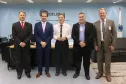 Nelson Garcia, Marcel Micheletto, Jacson Carvalho Leite, Cassiano Ribas e Elcio Marcowcz