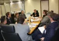 O presidente Jacson Carvalho Leite avalia com a equipe da SEAP e da Celepar a implantação de novas soluções para aprimorar o sistema de RH do governo do Estado 
