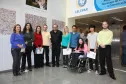 O coral da Celepar, a partir da esquerda: Glaci, Adelmaris, Sodreia, Daniel, Luiz Fernando, Lana, Luis Claudio, Rosalinda, Gabriel e Rafael