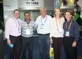 Mauro Songenfrei, Valderi Pereira da Silva, ex-prefeito de Manoel Ricas, Anotnio Camilo, prefeita eleita de Manoel Ribas, Elizabeth Camilo e o presidene Jacson Carvalho Leite
