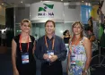 O presidente Jacson Carvalho Leite apresentou as soluções de TIC desenvolvidas pela Celepar às prefeitas eleitas de Farol, Angela Kraus (e) e de Altamira do Paraná, Elza Aguiar