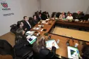 Chefes de escritórios e núcleos regionais dos municípios de Maringá e Paranavaí conheceram nesta  quarta-feira (17) o projeto da Rede Executiva de Governo. Eles participaram de reunião com o secretário, Cezar Silvestri, o secretário de Comunicação Social, Marcelo Cattani, e o subchefe da Casa Civil, Guto Silva, no Gabinete de Gestão e Informações, no Palácio Iguaçu, em Curitiba, para detalhamento da formação da Rede Executiva.    