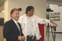 O diretor presidente da Celepar, Jacson Carvalho Leite, participa da divulgação da Semana Interna de Prevenção de Acidentes de Trabalho - SIPAT 2011: “Prevenir é cuidar de si e do próximo”, promovida pela Comissão Interna de Prevenção de Acidentes - CIPA (11 a 15 de abril de 2011) - Data: 11/04/2011