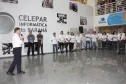 O diretor presidente da Celepar, Jacson Carvalho Leite, na abertura da Semana Interna de Prevenção de Acidentes de Trabalho - SIPAT 2011: “Prevenir é cuidar de si e do próximo”, promovida pela Comissão Interna de Prevenção de Acidentes - CIPA (11 a 15 de abril de 2011) - Data: 11/04/2011