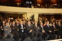 Ao lado de outras autoridades, o presidente da Celepar, Jacson Carvalho Leite participa da cerimônia na Assembleia Legislativa