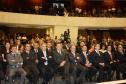 Ao lado de outras autoridades, o presidente da Celepar, Jacson Carvalho Leite participa da cerimônia na Assembleia Legislativa