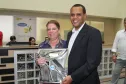 Maria Lúcia Mandalho homenageada pelos seus 35 anos de serviços prestados na Celepar.