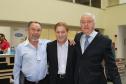 Antonio Carlos Schimaleski, o Presidente Jacson Carvalho Leite e Eloir José Sbalqueiro.