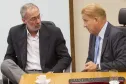 Marcos Traad, diretor-geral do Detran e Jacson Carvalho Leite, presidente da Celepar