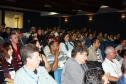 Os participantes lotaram o auditório da Celepar