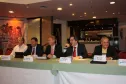 A partir da esq. o vice-presidente de Gestão, Alexandre Reis Gitahy da Silva (Proderj/RJ), o presidente, Carlson Janes Aquistapasse (Procergs/RS), o presidente da Celepar e presidente do Conselho Fiscal, Jacson Carvalho Leite, o presidente do Conselho de Associadas, Joaquim José Fernandes da Costa Junior (ATI/PE) e o vice-presidente executivo, Nelson Oliveira Menezes Filho (Itec/AL)