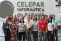 Equipe da Divisão de Central de Atendimento da Celepar (DICAC), envolvida no atendimento telefônico ao cidadão e repasse de questionamentos de consumidores à Secretaria da Fazenda