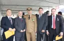 Polícia Militar do Paraná homenageia autoridades no Dia do Patrono, na cerimônia no quartel do Comando Geral, em Curitiba - Data: 16/05/2011