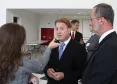 O Governo do Paraná lançou nesta segunda-feira (22) o novo site do Departamento de Trânsito do Paraná e o serviço de renovação automática da Carteira Nacional de Habilitação. Jacson Leite concede entrevista à imprensa