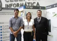 João Alfedo e Debora Ruedel, da Celepar e Mauricio Jorge Lopes, da subdivisão técnica do IIPR, responsáveis pelo desenvolvimento da nova solução