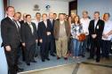 Na foto, os representantes da Celepar, das universidades estaduais, da Secretaria de Ciência, Tecnologia e Ensino Superior (SETI) e do ICI