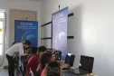 No estande da Celepar, os participantes da Ação Social tiveram acesso gratuito à internet e às redes sociais
