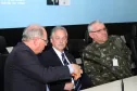 Lucio Alberto Hansel, general Fernando Soares e Silva e o secretário Mario Celso Cunha falam sobre os sistemas de segurança para a Copa do Mundo