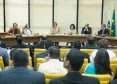 A secretária da Justiça, Cidadania e Direitos Humanos, e presidente do Consej, Maria Tereza Uille Gomes, participa da reunião do Conselho Nacional de Secretários da Justiça, Cidadania, Direitos Humanos e Administração Penitenciária (Consej), na sede da Procuradoria Geral da República (PGR)  