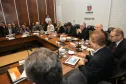 O governador Beto Richa durante reunião com secretariado.  Curitiba/Pr, 22.06.2016