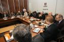 O governador Beto Richa durante reunião com secretariado.  Curitiba/Pr, 22.06.2016