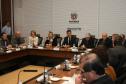 O governador Beto Richa durante reunião com secretariado.  Curitiba/Pr, 22.06.2016 