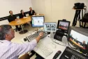 O Secretário Especial para Assuntos Estratégicos, Edson Casagrande, a analista Beatriz Lanza e José Luiz Cesar Cotrino durante web conferência sobre como formular um currículo
