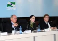 Lucio Alberto Hansel, Carolina Schussel, representante do Estado do Paraná na AGO  e Jacson Leite