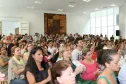 Público presente na solenidade no Palácio Iguaçu nesta segunda-feira (28/01).