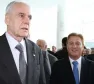 Secretário Reinhold Stephanes e o presidente Jacson Carvalho Leite, durante a posse no Palácio Iguaçu