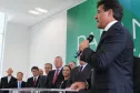 Richa dá posse para os secretários Stephanes, Silvestri e Ratinho Jr