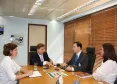 Reunião contou com as participações de Christianne Steil, gerente dos serviços de comunicação multimídia da Celepar e de Elaine Maria Vistuba Kawa, diretora de planejaemnto e gestão do MP
