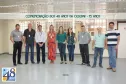Os aniversariantes, Daniel, Mauro, Carvilhe, Marcia, Regina, Priscilla, Paulo, GIlmar e Viani