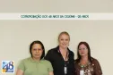 As aniversariantes da Funcel, Matilde, Eliane e Laura