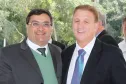 O secretário da Saúde, Michele Caputo Neto e o presidente da Celepar, Jacson Carvalho Leite