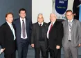 Jacson Carvalho Leite, Delfino Natal de Souza, Alipio Leal, Harmut Glaser e Danilo Scalet 