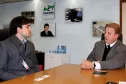 João Vicente Bresolin Araújo e Jacson Carvalho Leite tratam de cases de BI's para a Ferroeste