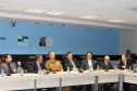 Reunião na Celepar para apresentação de sistema de TI para a área de segurança pública