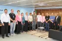 Equipe da Celepar que desenvolveu a nova versão do Sistema Gestor do Espaço Cidadão é recebida pelo presidente da Celepar, Jacson Carvalho Leite e pelo diretor jurídico, Luiz Carlos Nunes.

Marcelo Henrique Dias Abreu, Josue Adriano Zvetch, Luciana Becker, Juliana Wosniak, Jacson Carvalho Leite, Sara Fichman Raskin, Roberson Alvim Faria, Rafael Costa de Araujo, Jussara Carniere, Artur Menardi Nogueira Junior, Ouphir Ozorio Pesch e  Luiz Carlos Nunes.